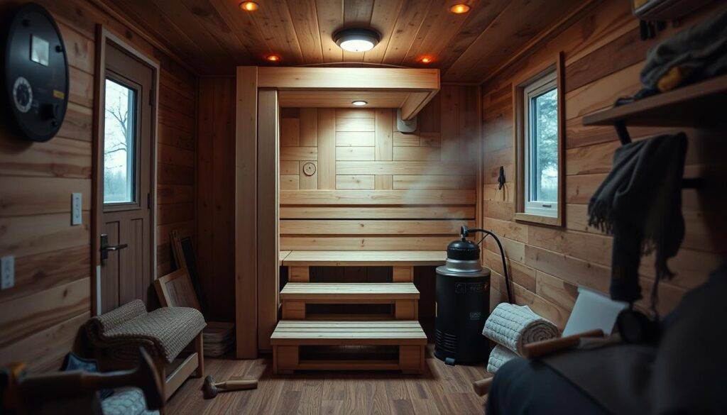 DIY Sauna - Mobile Home Sauna Installation