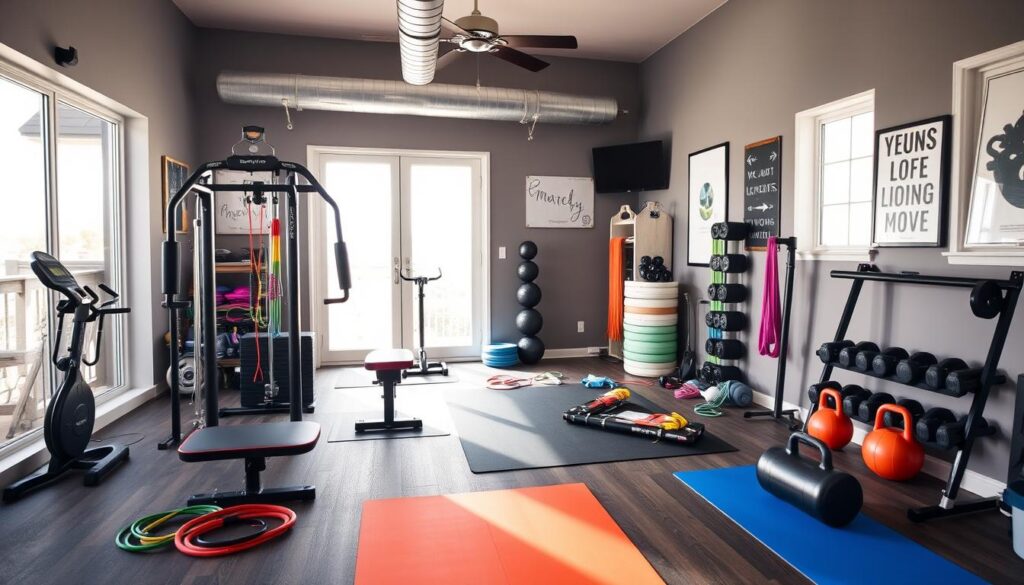 Exercise variety in home gyms