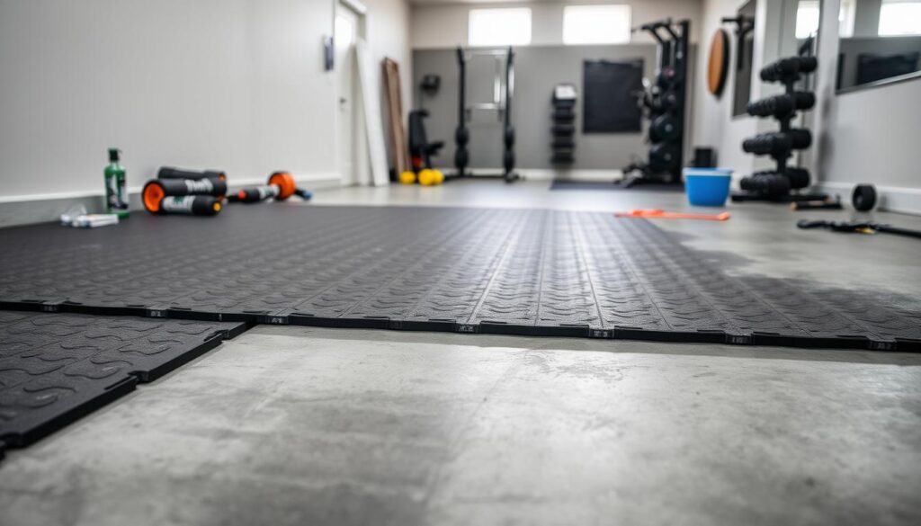 Home gym flooring