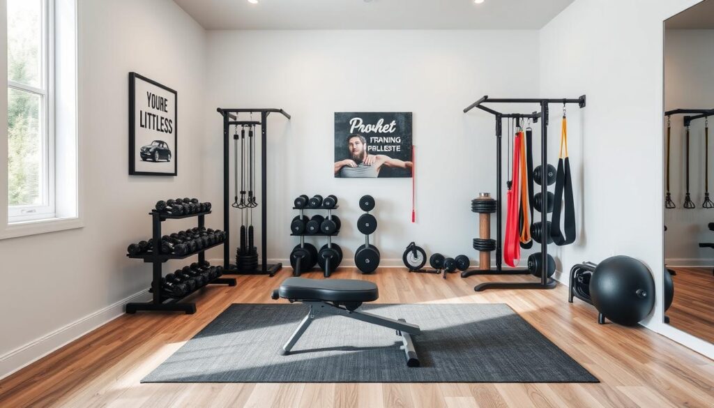 Home gym strength training equipment