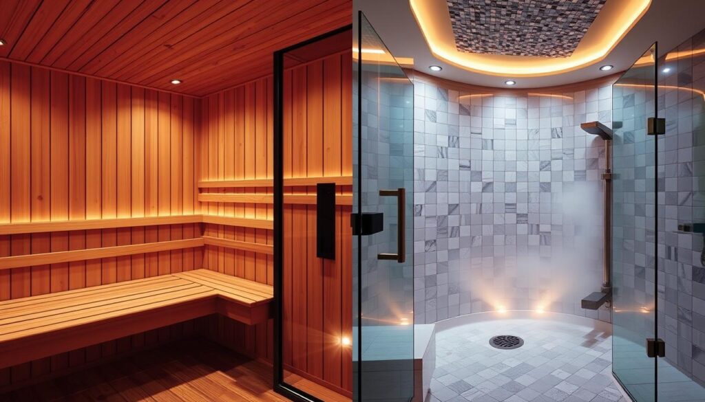 Home sauna steam room comparison