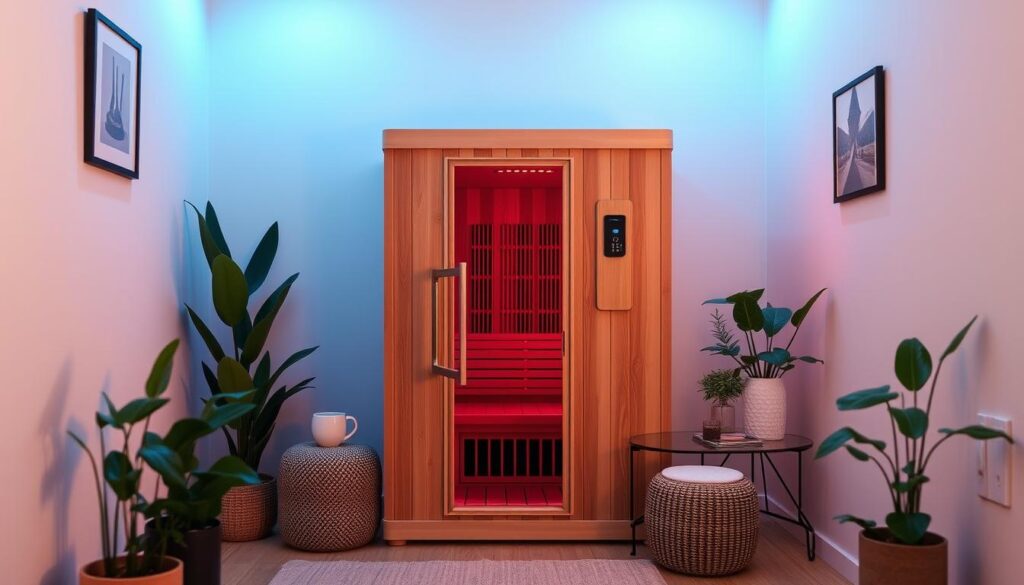 Portable infrared sauna