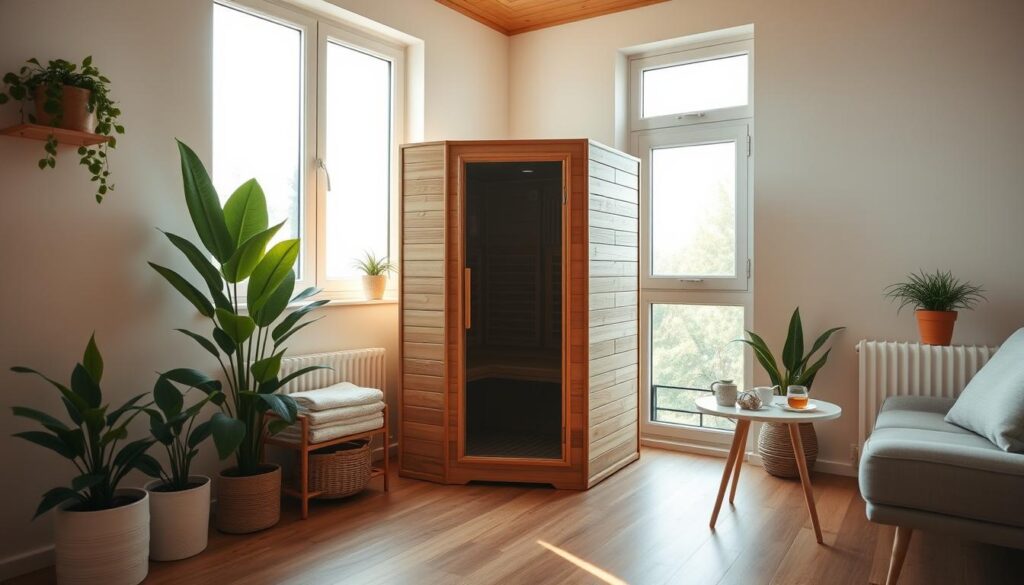 Room preparation for sauna setup