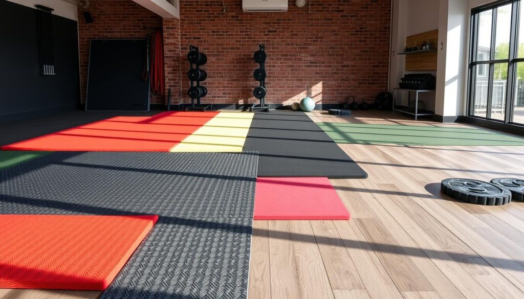 gym flooring selection