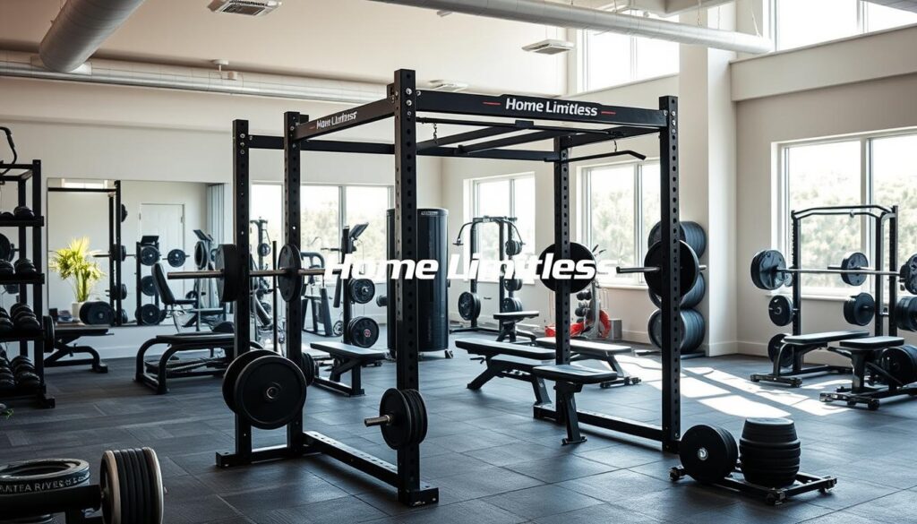 home gym rack