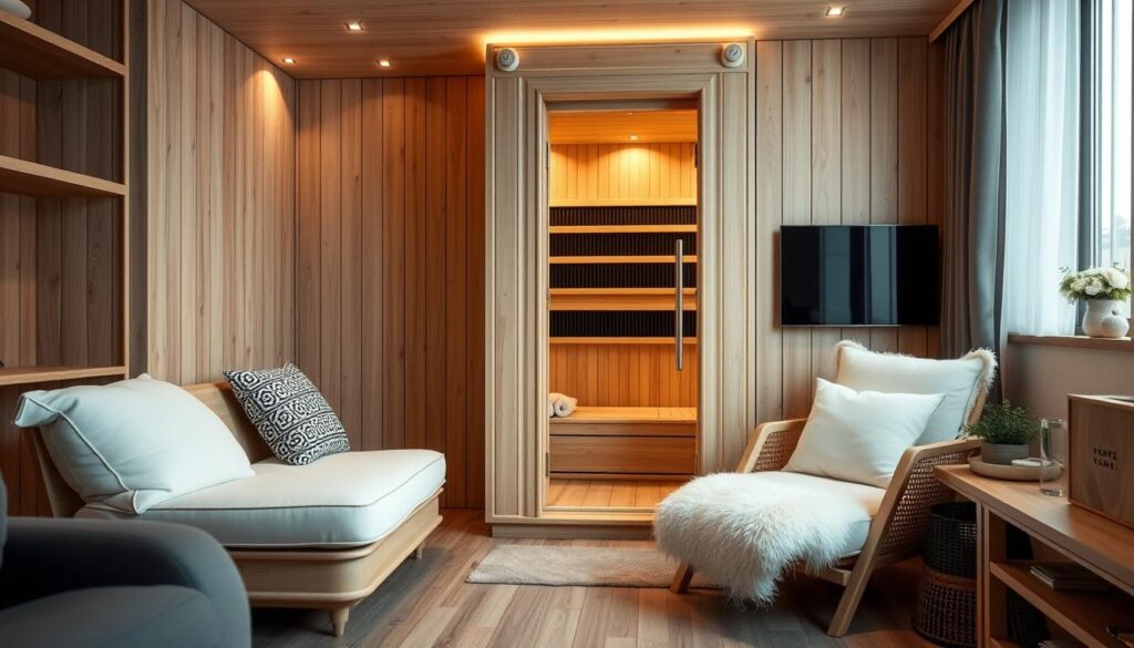 space-saving saunas